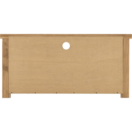 Tortilla 1 Drawer Flat Screen TV Unit Distressed Waxed Pine 1