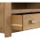 Tortilla 1 Drawer Flat Screen TV Unit Distressed Waxed Pine 3