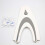 Aqualux Shower Blade Glass Cleaner Window Squeegee Easy Grip Wall Attachment 7