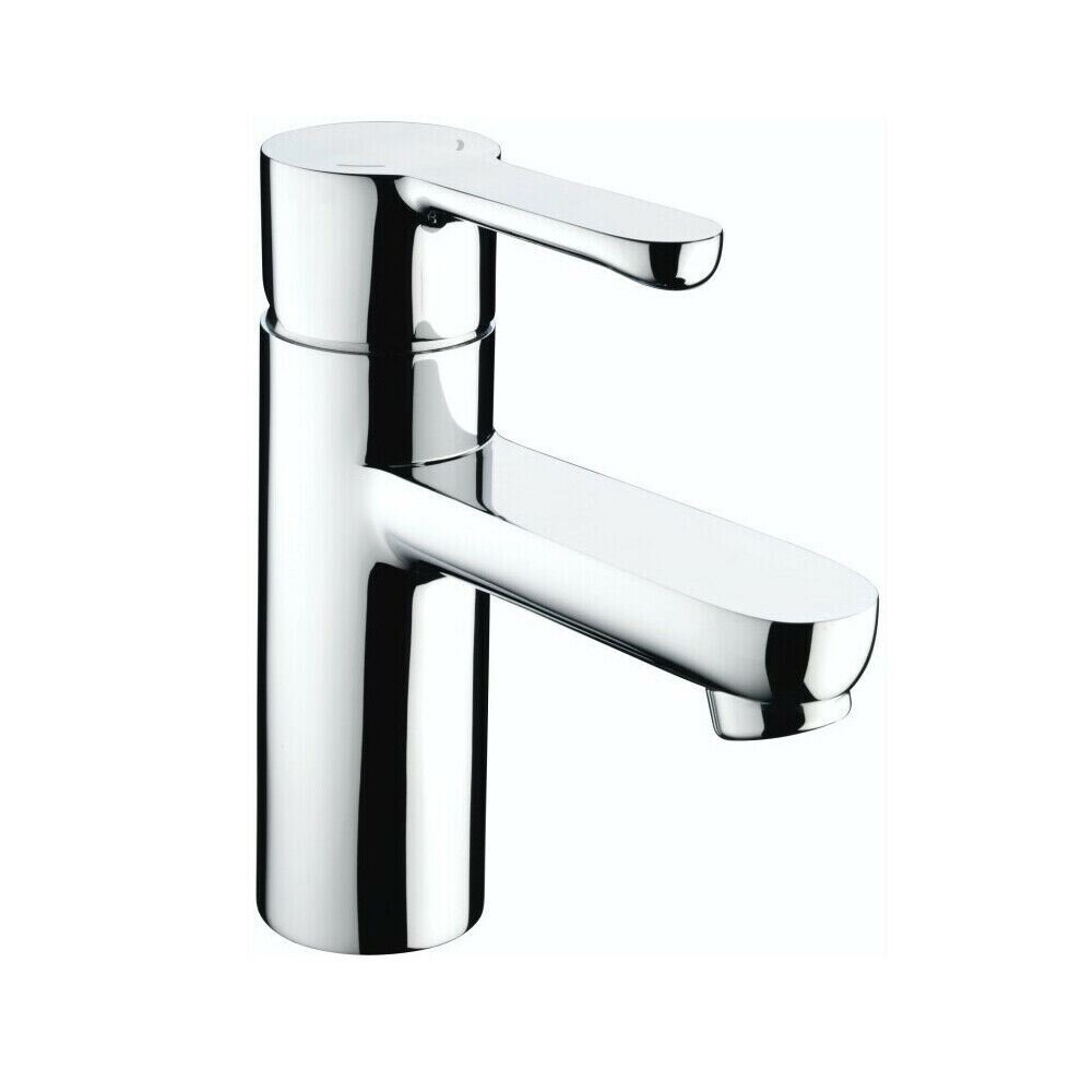 Bristan Nero Basin Sink Mono Mixer Tap Modern Chrome Stylish Round Single Lever