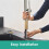 Hansgrohe Hansgrohe Talis Kitchen Mixer Tap Single Lever Pull Out Spout sBox Chrome Modern 6