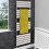 Modern Flat Panel Heated Towel Rail Radiator Chrome 1600 x 600mm Angled Valves 4