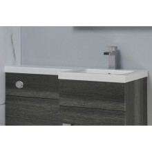 900mm Bathroom Right Hand Basin Only White - Vanity Unit & Tap not included