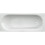 Bathroom Single Ended 1800x750 Curved Bath Front End Panel Acrylic White Modern 2
