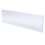 Bathroom Single Ended 1800x750 Curved Bath Front End Panel Acrylic White Modern 3