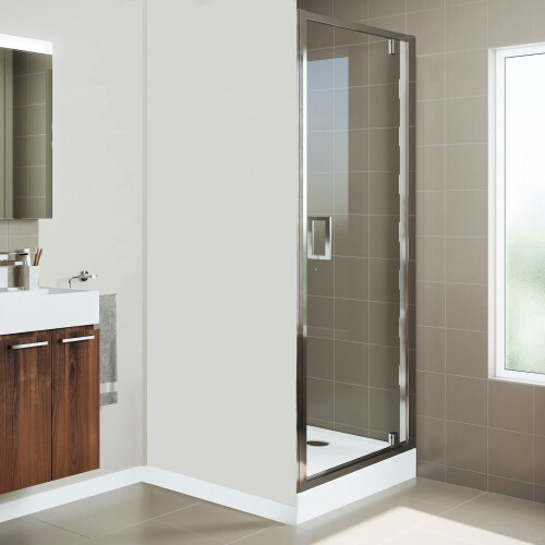 Mira Leap 800 x 800mm Pivot Shower Door Side Panel Enclosure Tray FREE