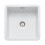 Rangemaster Rangemaster Rustique Kitchen Sink 1.0 Single Bowl Square Ceramic Strainer Waste 2