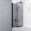 Bathroom 1500mm Single Ended Curved Bath 6mm Shower Screen Front End Panel White 6