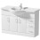 1200mm White Gloss Floorstanding Bathroom Vanity Unit Soft Close - UNIT ONLY 3