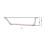 Bathroom 1700mm Single Ended Straight Bath 4mm Shower Screen Front & End Panel 9