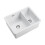 Rangemaster Rangemaster Rustique Kitchen Sink 1.5 Bowl Left Hand Ceramic White FREE Waste 1