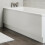 Bathroom 1700mm Single Ended Straight Bath 4mm Shower Screen Front & End Panel 5