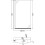 Bathroom P Shaped Shower Bath 1700mm RH Mixer Shower Screen Side Panel White 11