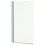 Bathroom 1700mm Single Ended Square Bath 6mm Shower Screen Front End Panel White 8