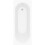 Bathroom 1700mm Single Ended Straight Bath Front End Panel 4mm Screen White 3