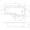 Modern L Shaped Shower Bath Left Hand Front/End Panel Glass Screen 1700 Acrylic 4