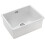 Rangemaster Rangemaster Rustique Kitchen Sink Single Bowl Rectangular Ceramic Strainer Waste 1