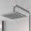 Bathroom L Shaped Shower Bath 1700mm RH Mixer Shower Screen Side Panel White 8