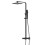 Bathroom L Shaped Shower Bath 1700mm RH Mixer Shower Screen Side Panel White 8
