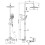 Bathroom L Shaped Shower Bath 1700mm RH Mixer Shower Screen Side End Panel White 12