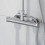 Bathroom L Shaped Shower Bath 1700mm RH Mixer Shower Screen Side End Panel White 8
