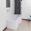 Bathroom L Shaped Shower Bath 1700mm RH Mixer Shower Screen Side End Panel White 5