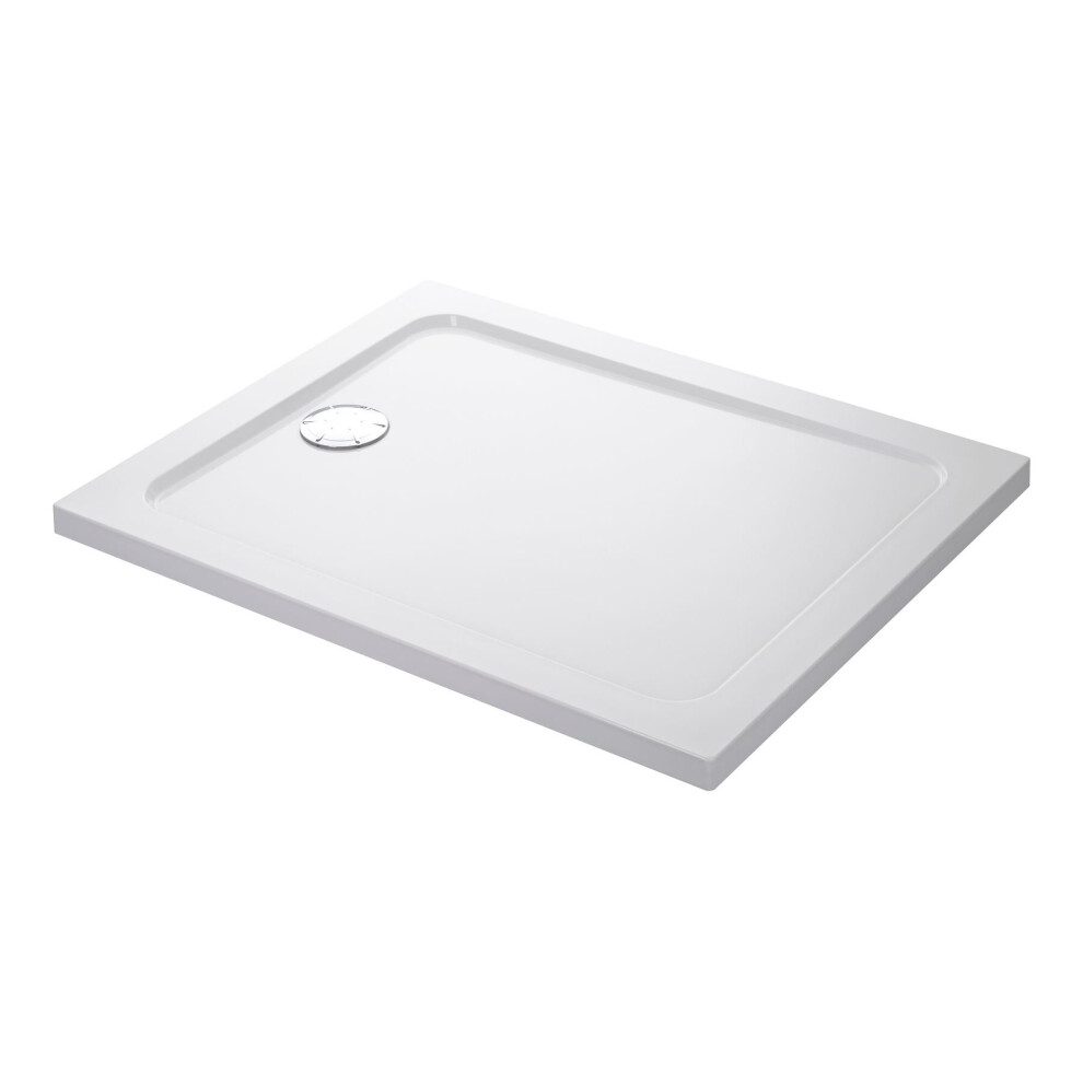 Mira Low Profile Rectangular Shower Tray Bathroom 0 Upstands White 1500x700mm