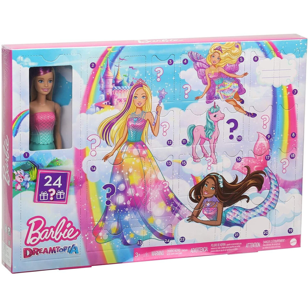 Barbie Dreamtopia Advent Calendar - Barbie Doll Advent Calendar