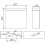 Traditional Bathroom Vanity Unit Sink Basin Close Coupled Square Toilet Grey 8