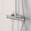 Bathroom P Shaped Shower Bath 1700mm LH Mixer Shower Screen Side End Panel White 7