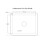 Reginox Mataro Kitchen Sink Large Single 1.0 Bowl Undermount White Ceramic Waste 6