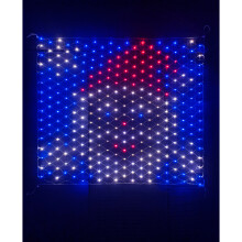 Christmas Decoration Santa LED Net Light 1.2 x 1.3m 320 LEDs In/Outdoor CL10047