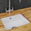 Reginox Mataro Kitchen Sink Large Single 1.0 Bowl Undermount White Ceramic Waste 3