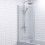 Bathroom 1700mm Single Ended Straight Bath 6mm Shower Screen Front Panel White 4