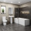 Modern L Shaped Shower Bath Left Hand Front Panel Bathroom Tub 1700mm Acrylic 2