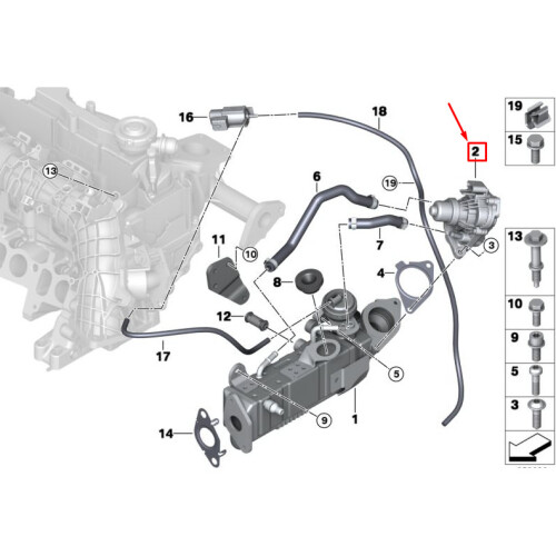 MINI COUNTRYMAN R60 EGR Valve 8513132 11718513132 NEW GENUINE on OnBuy