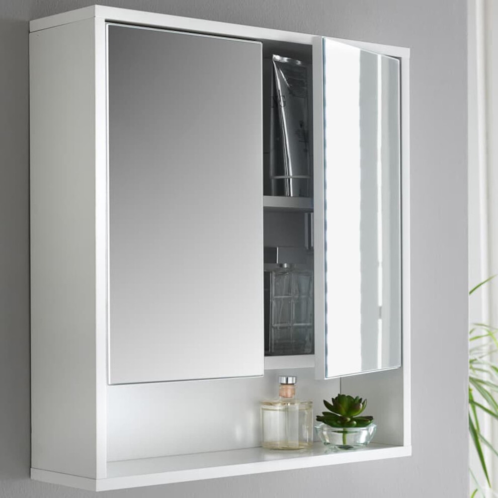 Stunning High Gloss Bathroom Mirror Cabinet Perfect Bathroom Storage