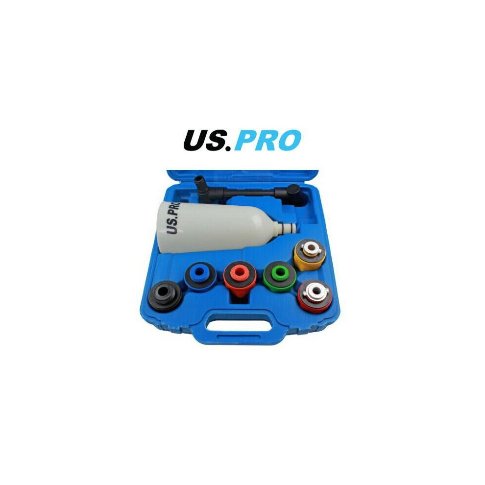 Us Pro Tools 8Pc Engine Oil Funnel Filler & Adaptor Set 3288