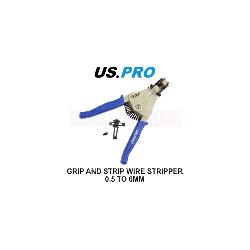 US PRO Tools Grip And Strip Wire Stripper 0.5 To 6mm 6834