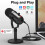 NEW-OPENED BOX NJSJ USB Microphone for Recording and Streaming on PC Mac Game Streaming Skype 5
