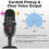 NEW-OPENED BOX NJSJ USB Microphone for Recording and Streaming on PC Mac Game Streaming Skype 3