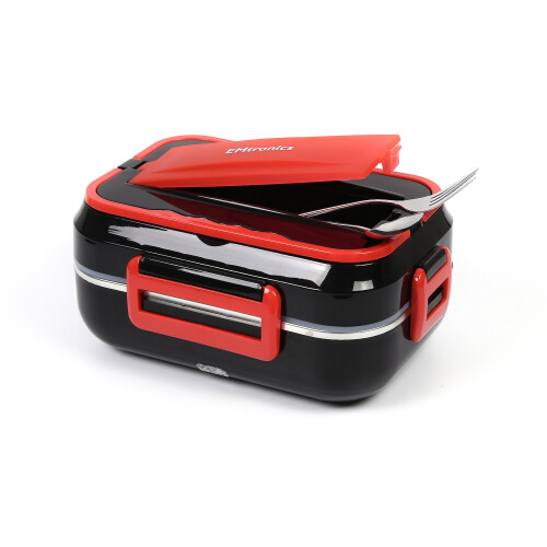 EMtronics EMtronics Electric Lunch Box, 1.5 Litre Heating Lunch Box - Red 1