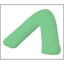 (Green) V Shaped pillows Back Neck Support pillow case
