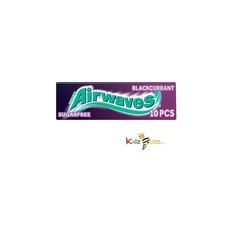 WRIGLEY'S Airwaves Chewing Gum (60 Single Packs)Blackcurrant