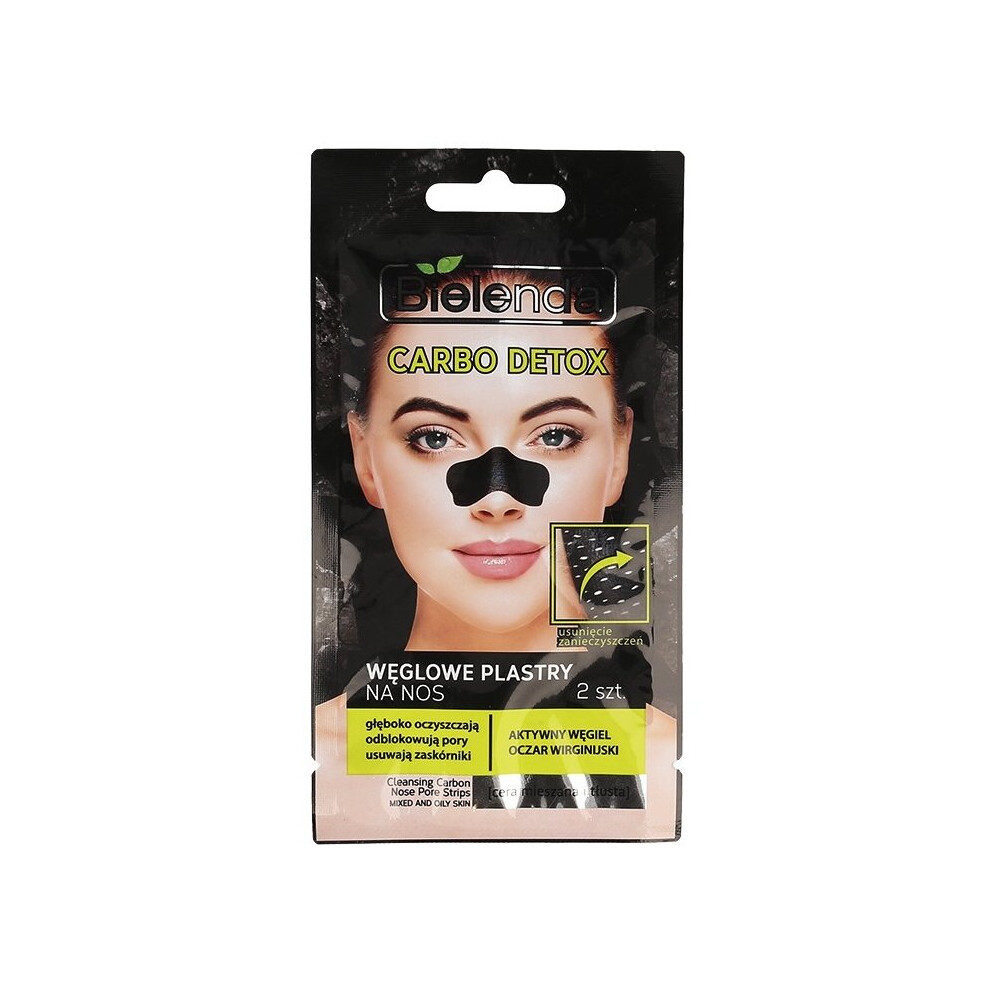 Bielenda Kosmetyki Naturalne Sp. Z O.o. S.k. Black Bielenda Carbo Detox Charcoal Nose Patches - 2 Pcs.