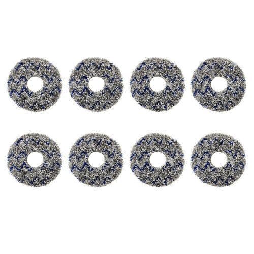 8 Pcs Mop Cloth Pads For Ecovacs T10 X1 Turbo Robot Vacuum Cleaner On Onbuy