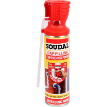 Soudal Genius Gun Gap Crack Filler 500ml Expanding Foam B3 PU Polyurethane