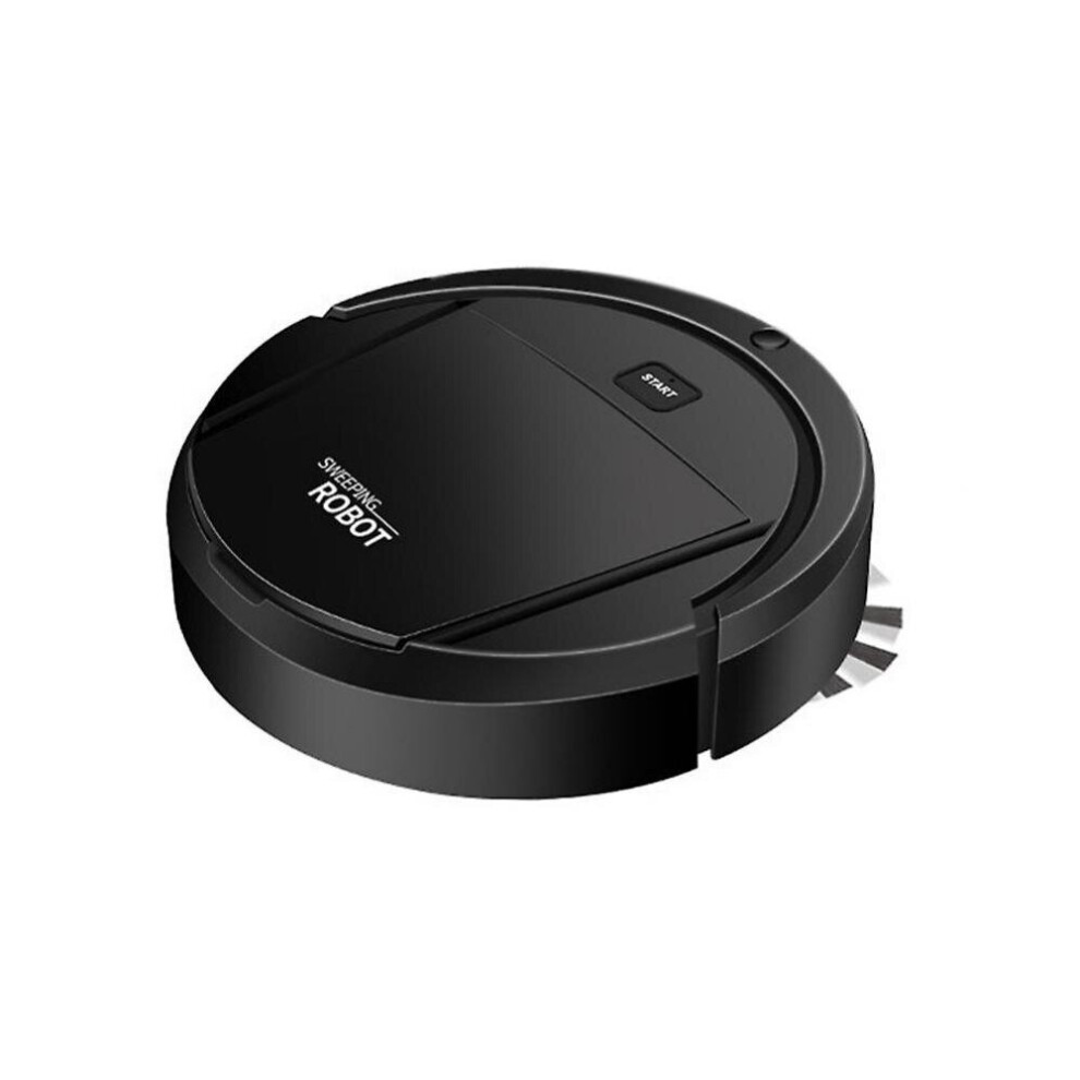 Robot Vacuum Cleaner Intelligent Silent Sweeping And Dragging,black