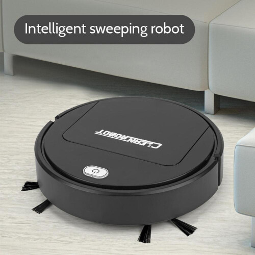Smart Robot Vacuum Cleaner 3 In 1 Robotic Vacuum Black 2