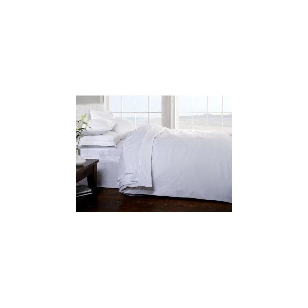 Brighton Hill Egyptian Cotton Super King Size Flat Sheet - White